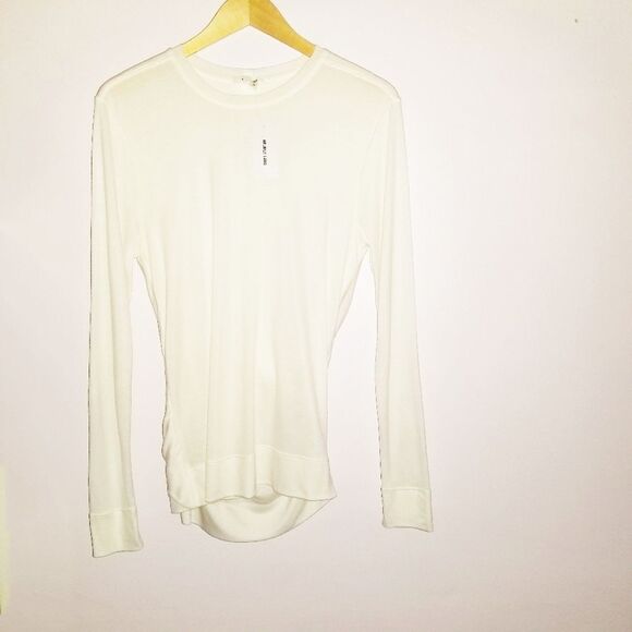 NWT Helmut Lang Extra Small Semi-Sheer Twist Open-Back Long Sleeve Jersey Top‎ - Picture 6 of 14